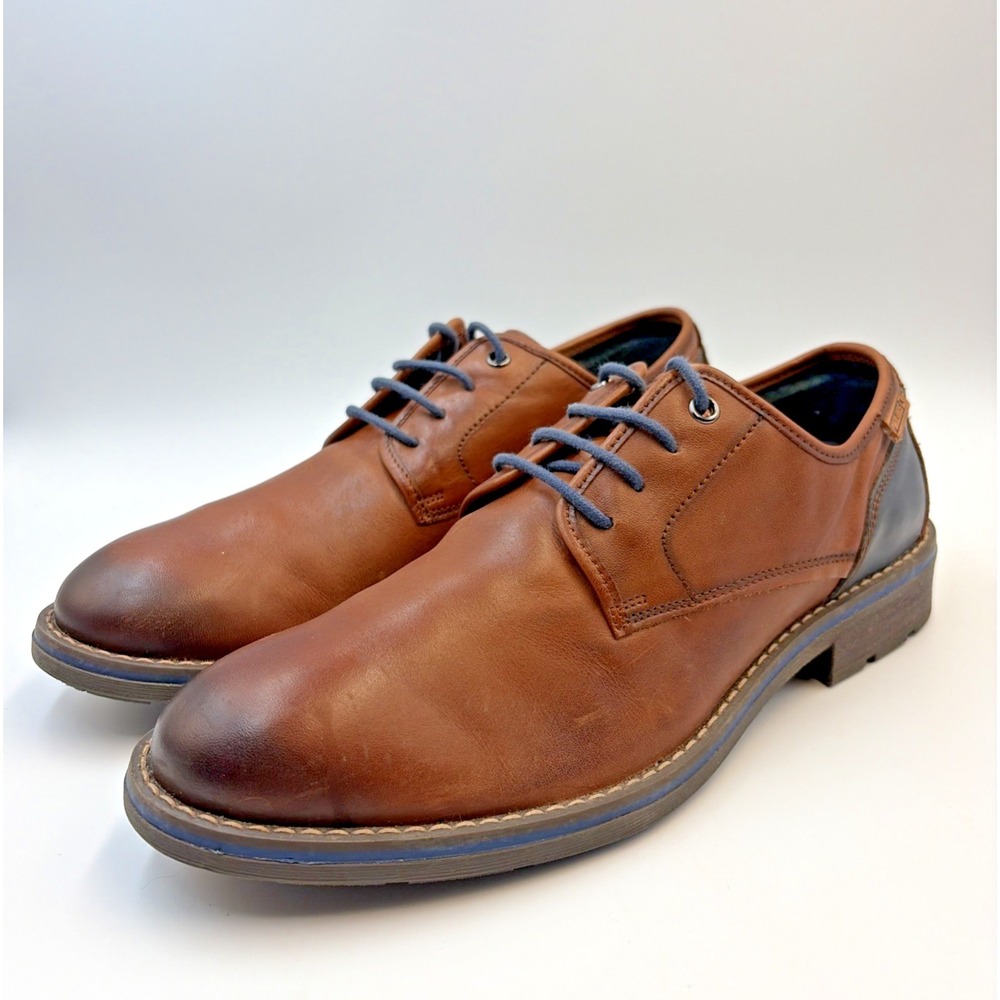 Pikolinos York Oxfords Men's Lace Up Brown Leather Shoes EU 42 US 8.5 Portugal